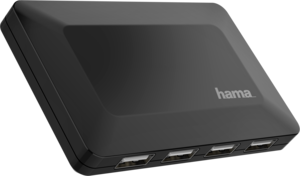 Hama USB Hub 2.0 4-Port schwarz