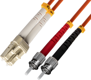 FO Duplex Patch Cable LC-ST 50/125µ 1m