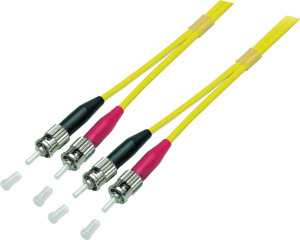 FO Duplex Patch Cable ST-ST 9/125µ 2m