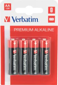Batterie alcaline LR6 Verbatim 4 pz.