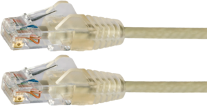 Patch Cable RJ45 U/UTP Cat6 2m Grey