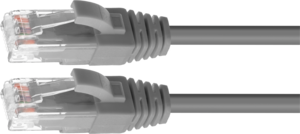 Cabo patch RJ45 U/UTP Cat6 0,5 m cinza