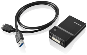 Lenovo USB 3.0 to DVI/VGA Adapter