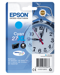 Epson 27XL Tinte cyan