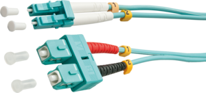 Cable patch dúplex FO LC-SC 3 m 50/125µ