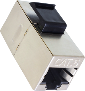 Keystone Jack 1x RJ45/f-f STP Cat6