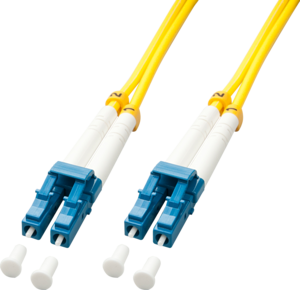 LINDY FO Duplex Patch Cable LC-LC OS2 Yellow