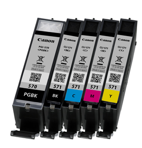 5 Non-OEM Ink Cartridge For Canon Pixma TS5050 TS5051 TS5053 PGI-570XL  CLI-571XL