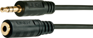 Audio Cable 3.5mm Jack/m-Jack/f 2m