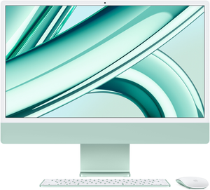 Apple iMac M3 10-rdzen. 8/256 GB, ziel.