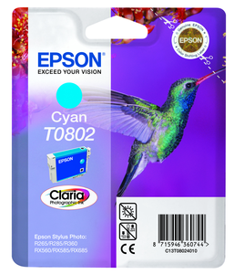 Epson T0802 tinta, cián