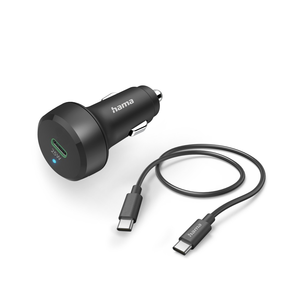Hama USB-C PD/QC Kfz-Ladegerät schwarz