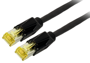 Patch Cable RJ45 S/FTP Cat6a 5m Black