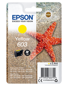 Epson Tusz 603, żółty