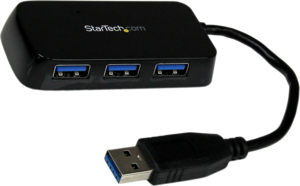 StarTech USB Hub 3.0 4-port Mini Black