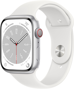 Apple Watch S8 GPS+LTE 45mm Alu Silver