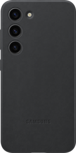 Samsung Galaxy S23 Leder Case schwarz