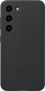 Samsung Galaxy S23 Leather Case Bl.