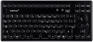 GETT InduProof 3 Silicone Keyboard Black