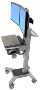 Ergotron NeoFlex Dual WideView Trolley