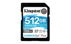 Kingston Canvas Go! Plus 512GB SD Card