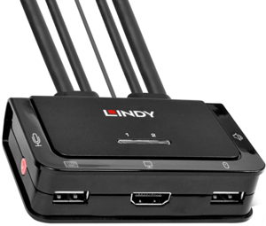 LINDY KVM Switch Cable HDMI 2-port