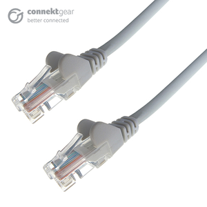 ConnektGear Cat6a Patch Cable 0,5m grau