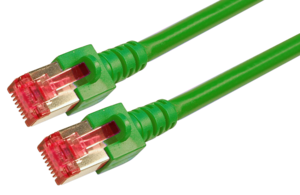 Patch Cable RJ45 S/FTP Cat6 1.5m Green