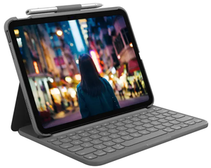 Logitech Slim Folio iPad Tastatur-Case