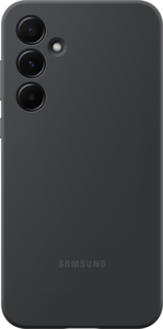 Coque silicone Samsung Galaxy A55, noir