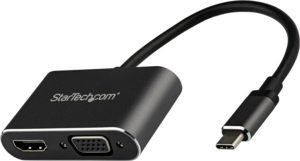 Adapter USB 3.0 C/m - HDMI+VGA/f