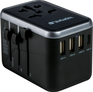 Verbatim Welt + 5x USB Reiseadapter