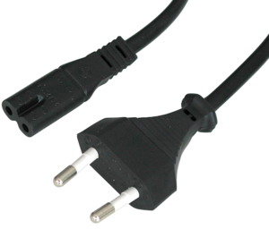 Power Cable Schuko Ma - C7 Fe, 3m Black