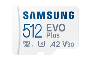 Scheda microSDXC 512 GB Samsung EVO Plus