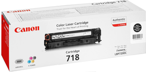 Černý toner Canon 718 BK