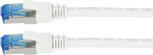Patch kabel RJ45 S/FTP Cat6a 0,25m bílý