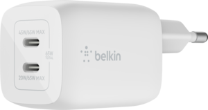 Belkin 65 W Dual USB-C GaN Ladeadapter