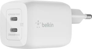 Belkin 65 W Dual USB-C GaN Ladeadapter