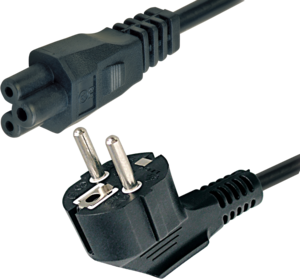 Netzkabel StromSt - C5 5,0m schwarz