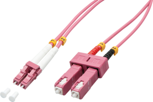 Kabel światłow. dupleks LC-SC 1m 50/125µ