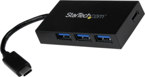StarTech USB Hub 3.0 4-Port TypC schwarz
