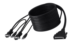 Kit câble USB 1,8m(2PC)OmniView Enterpri