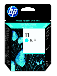 HP 11 printkop, cyaan