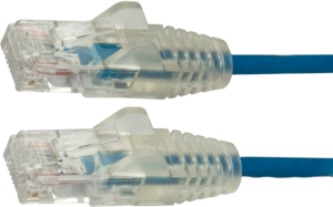 Câble patch RJ45 U/UTP Cat6, 0,5 m, bleu