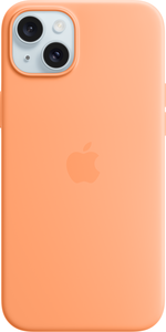 Apple iPhone 15 Plus szilikontok narancs