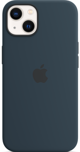 Custodia Apple iPhone 13 silicone blu ab