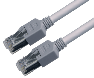 Patch Cable RJ45 S/FTP Cat5e 3m Grey