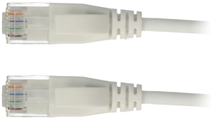 Câble patch RJ45 U/UTP Cat6a 0,5 m blanc