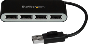 StarTech USB Hub 2.0 4-port Black