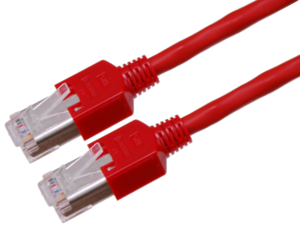Câble patch RJ45 S/UTP Cat5e 4 m rouge